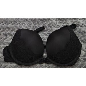 2012 Victoria's Secret Dream Angels Push-Up Bra 34A Black Lace Sexy Lingerie